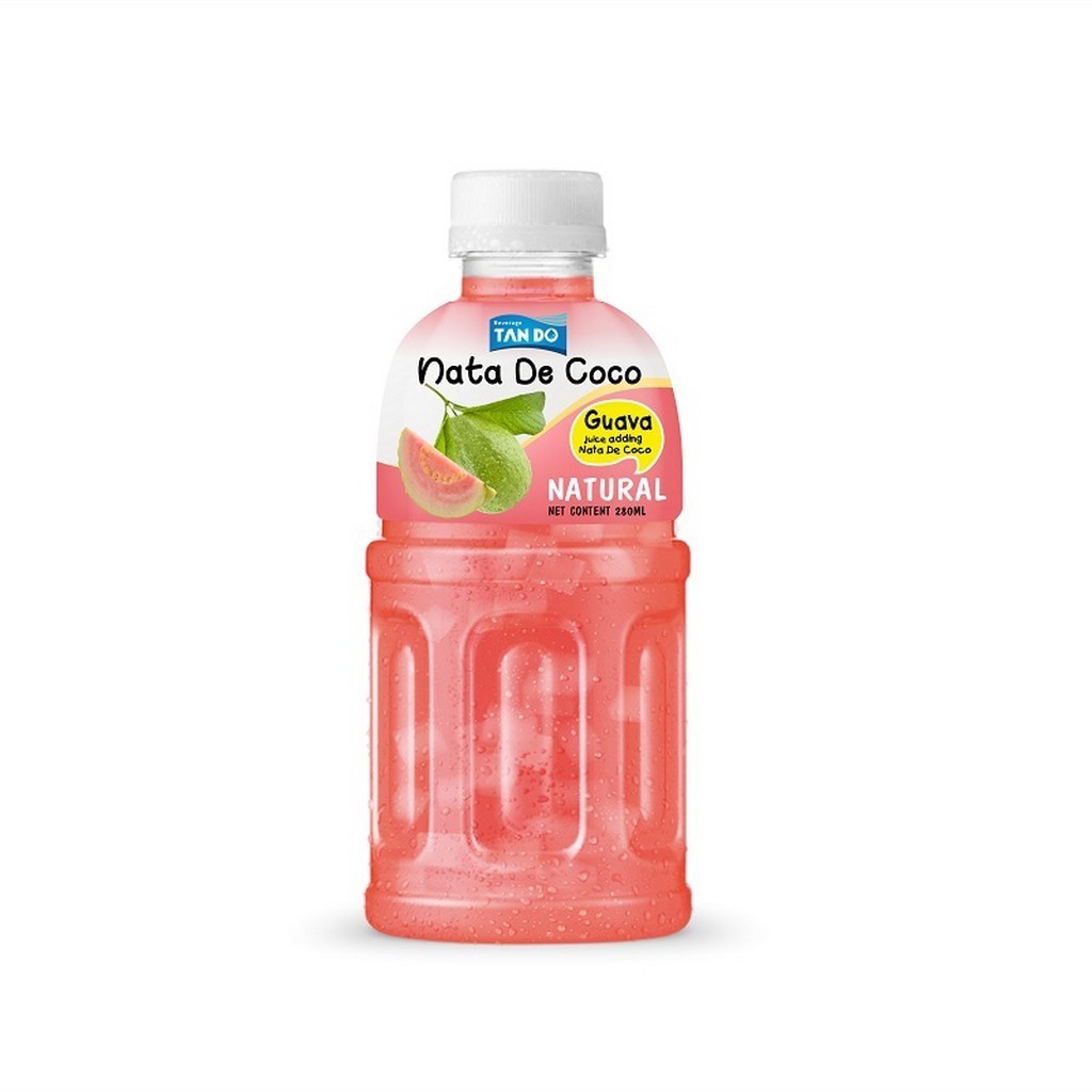 320ml PET Bottle Nata De Coco Drink Tropical Natural Fruit Flavor OEM Producton Jolly Jolly Brand - Private Label