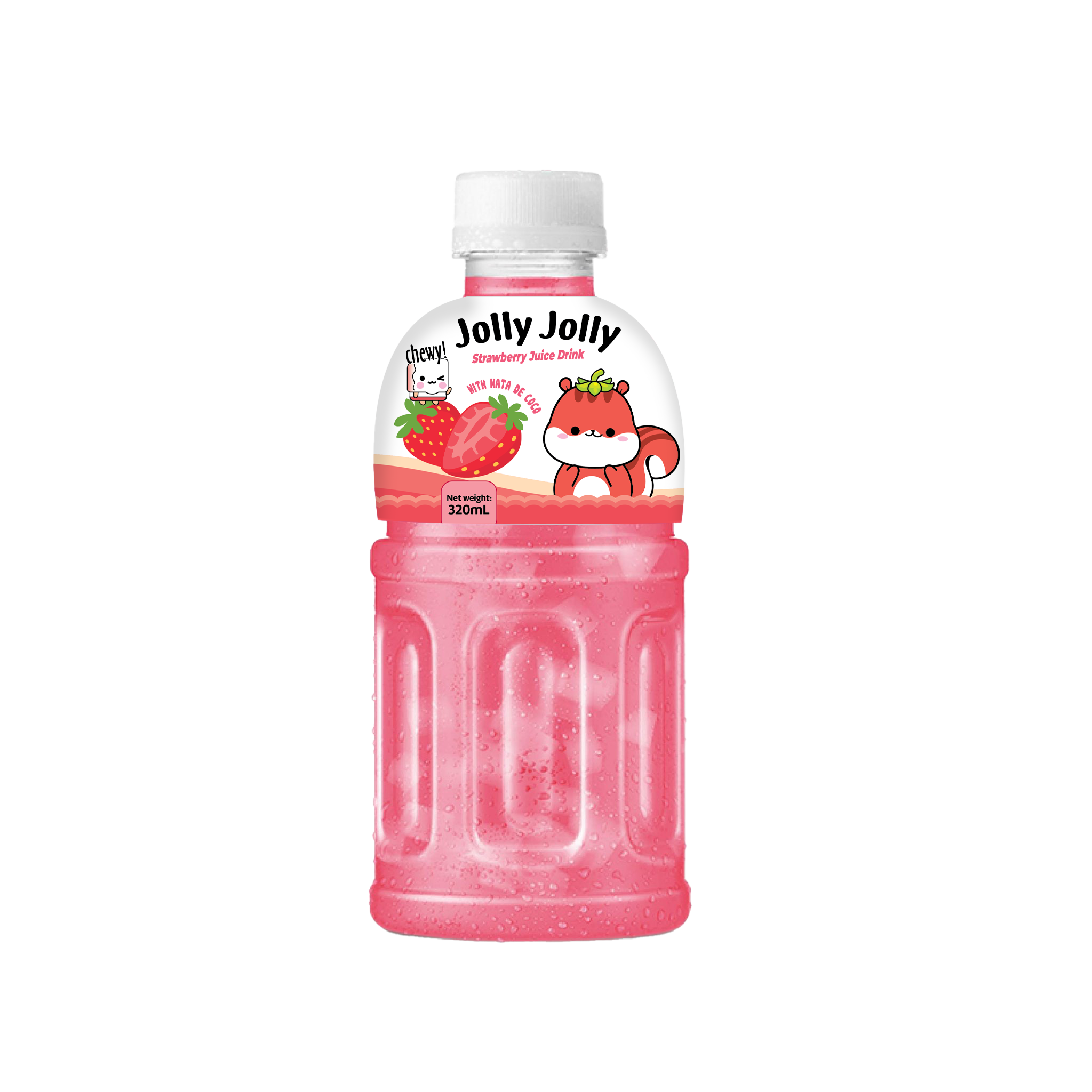 Vietnam High Quality Fruit juice with Nata De Coco in 320ml PET bottle with many flavors - Private label Accepted