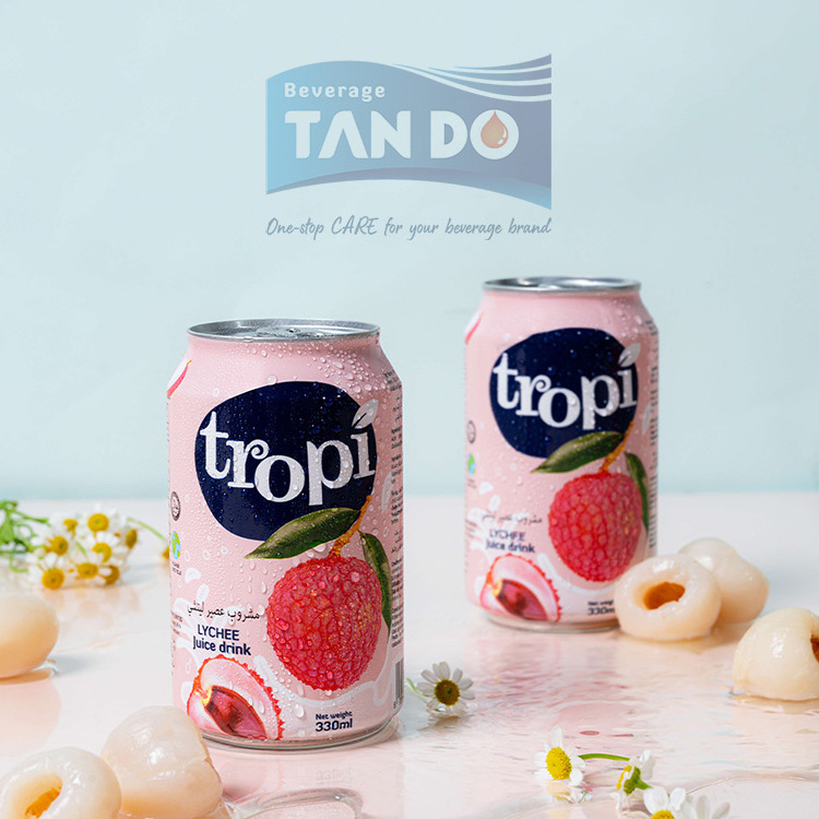 TROPI Brand tropical fruit juice drink OEM ODM fruit soft drink from Vietnam by Tan Do Beverage