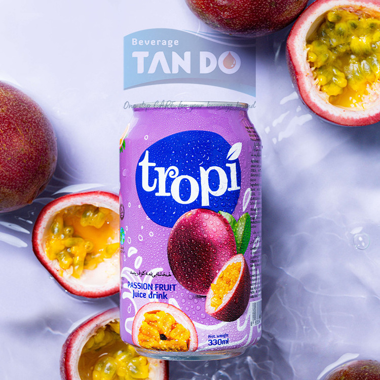 TROPI Brand tropical fruit juice drink OEM ODM fruit soft drink from Vietnam by Tan Do Beverage