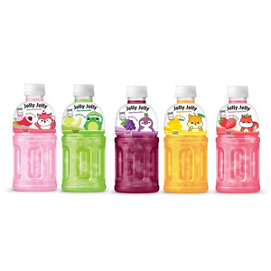 320ml PET Bottle Nata De Coco Drink Tropical Natural Fruit Flavor OEM Producton Jolly Jolly Brand - Private Label