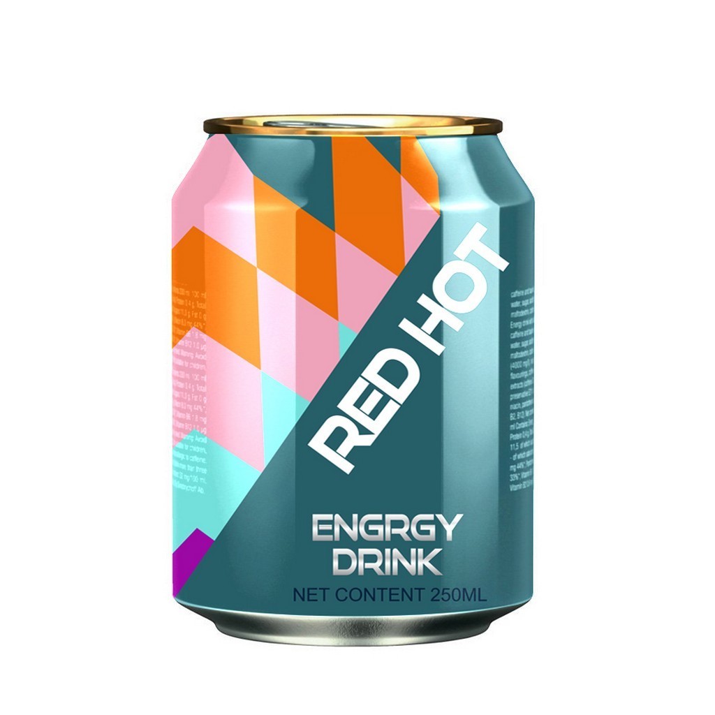 Red hot energy drink low-fat bulk wholesales energy drink best price popular red hot brand