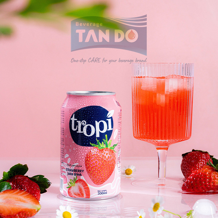 TROPI Brand tropical fruit juice drink OEM ODM fruit soft drink from Vietnam by Tan Do Beverage