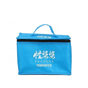 Reusable Thermal Insulated Grocery Cool Carry Cooler Lunch Bag For Food Delivery