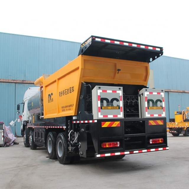 Stone Chip Spreader For Sale Chip Sealer Asphalt Distributor Asphalt Penetration Macadam Chip Sealer Truck