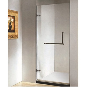 glass shower door with tempered glass