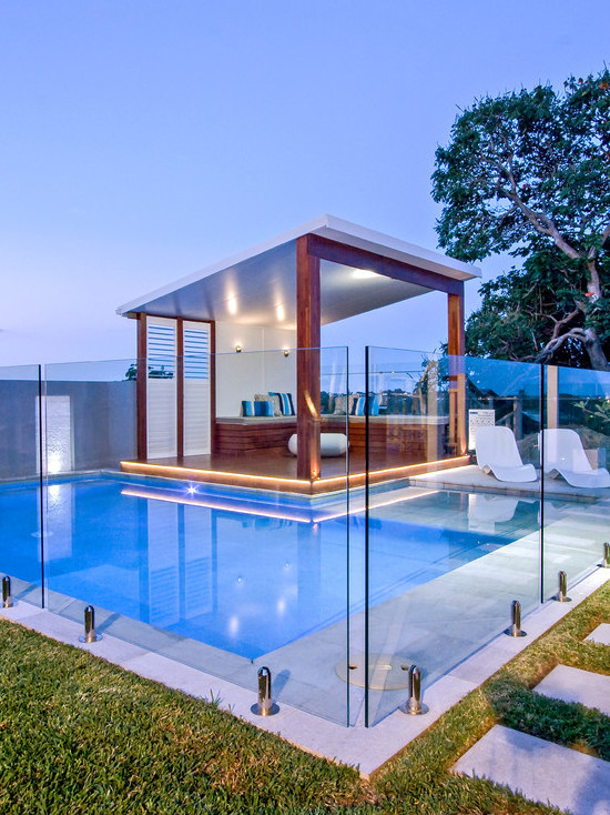 Outdoor glass fence or frameless glass railing stand off or stainless steel pool fence glass spigot