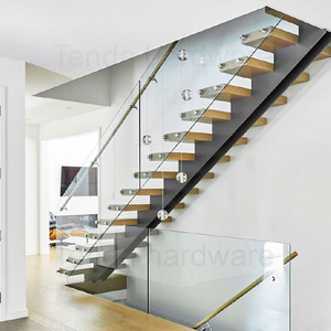 prefabricated decorations glass railing for folding stairs grill design