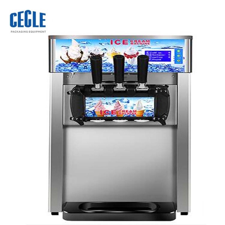 liquid nitrogen commercial soft serve ice cream machine for sale