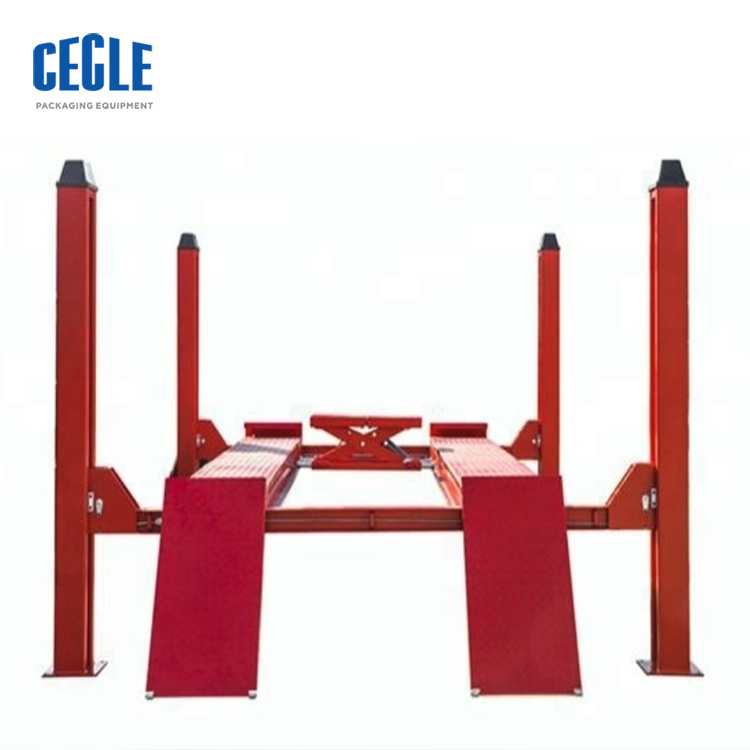 lower big manual suspens car crane lift mechan shop, high rise cantilev rotary car repair lift sling support tyre china