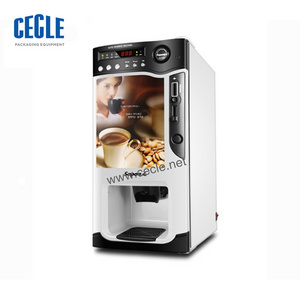 commercial hot and cold coin operated payment system tea coffee and tea vending machine for business outdoor price