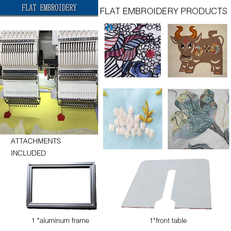 Six Head 12 needless Embroidery Machine Home Computer Embroidery Machine Multifunctional Three-in-One Embroidery Machine