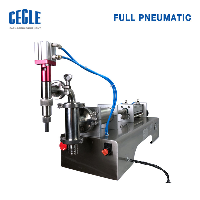 5-5000ml Stainless steel syrup filling machine with foot pedal