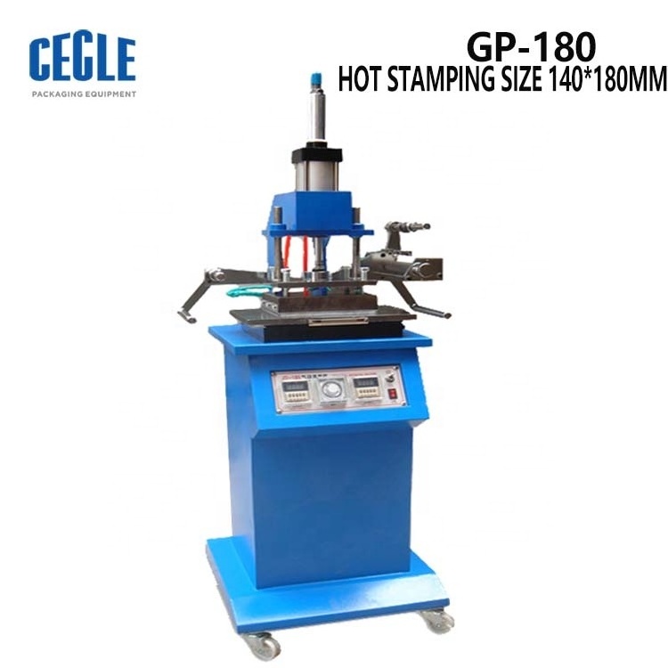 wholesale small portable electric automatic hot foil stamping machine for wood, plastic, metal