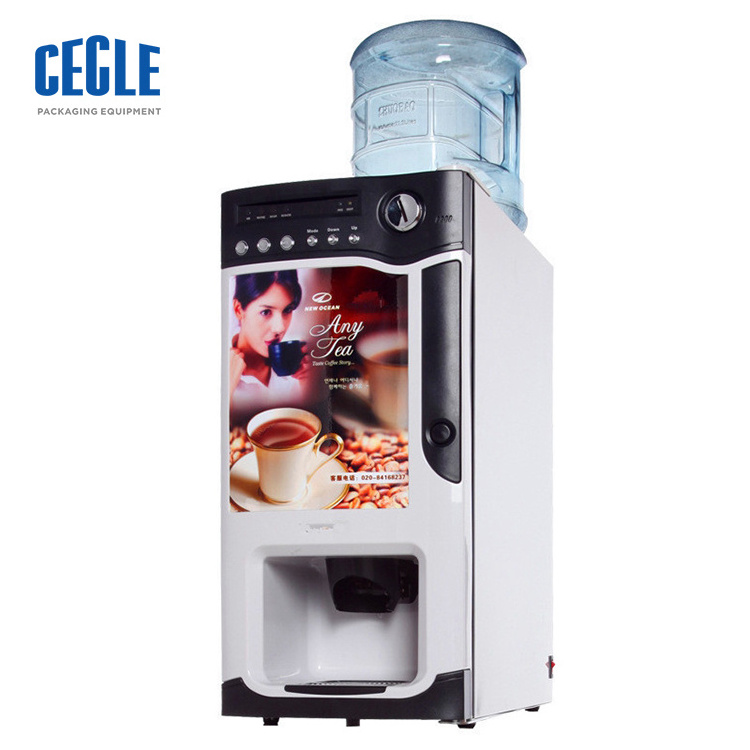 1 Year Warranty Coffee/hot Chocolate/creamer Vending Machines Coin Operated Tea Coffee Vending Machine White Black Red 820W,820W