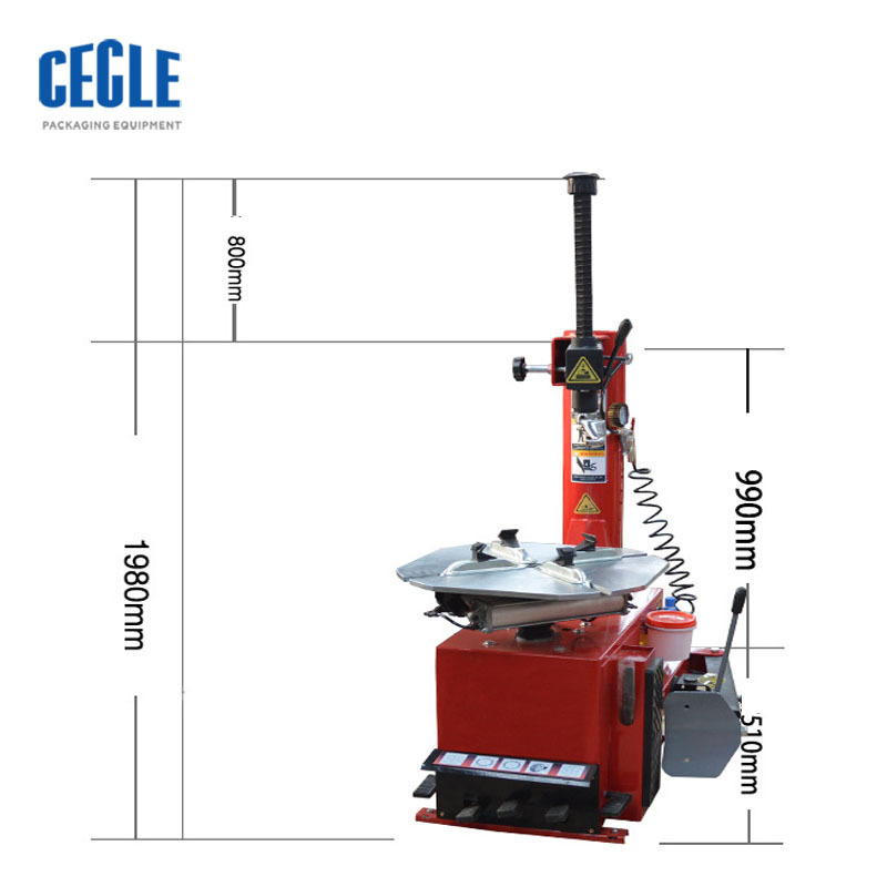 Hot sale tire repair stainless Steel Swing Arm Automatic Portable Tire Changer, famous brand mobile truck tyre changer