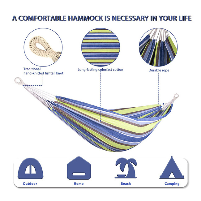 YASN Outdoor double hamac hammock portable hammock hamacs with rain fly swing bed fast open camping hammock tent trap