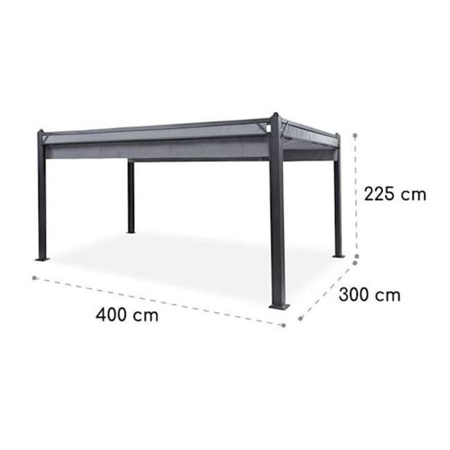 YASN 3*4m Backyard Wholesale Canopy Gazebo Pergola Outdoor Garden Patio Aluminum Pergola Gazebo Outdoor