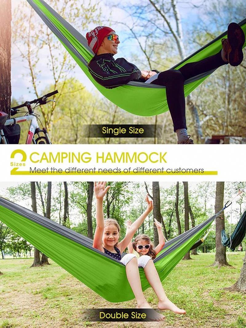 YASN DC005 Travel Outdoor Hammok Hammock Tree Tent Hiking 2 Person Double Columpio Hamaca Nylon Hammock Camping