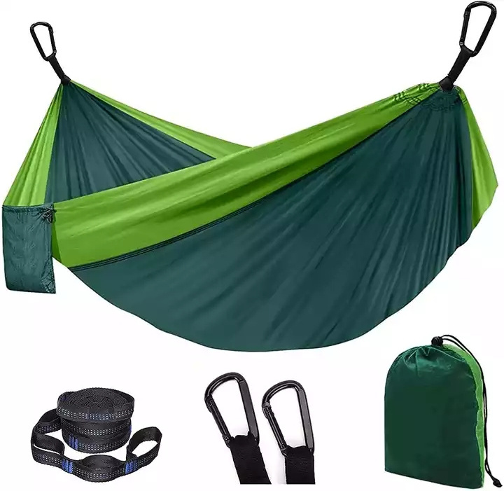 YASN Flat Hammock Outdoor Camping Parachute Nylon Two Person Flat Hammocks Outdoor Swing Camping Nylon Hamak Hamaca amacas