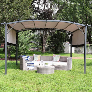 YASN ZYP021 Patio Retractable Pergola Shade Canopy Kit Outdoor Metal Gazebo Pergola For Patios