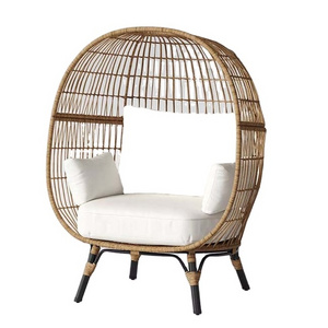 YASN High Quality Rattan Wicker Standing hanging Chairs Outdoor Garden Patio Egg Relax Wicker swing Chair hammock For Sale