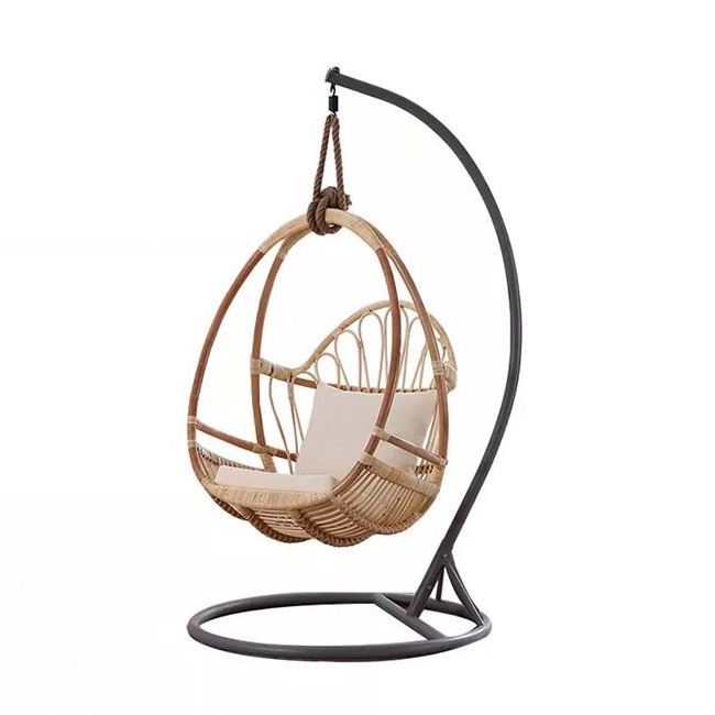 YASN Garden Rattan Outdoor Furniture Swing Egg Patio Hanging Swing Chair