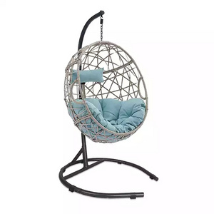 YASN Outdoor Garden Round Shape Durable Indoor Bedroom Hanging Hammock Patio Leisure Chair Egg Swing  High Quality