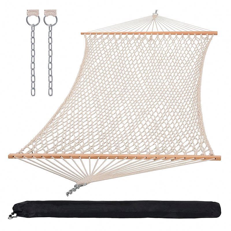 YASN DC009 Cotton Aerial Tree Hiking Flat Hanging Swing Hammok Hamock Hammock Hanging Bed