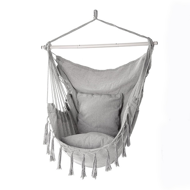 Hammock College Student Dormitory Bedroom Hanging Chair Outdoor Garden Swing Hanging Chair Adult Leisure Hanging Chair Cotton