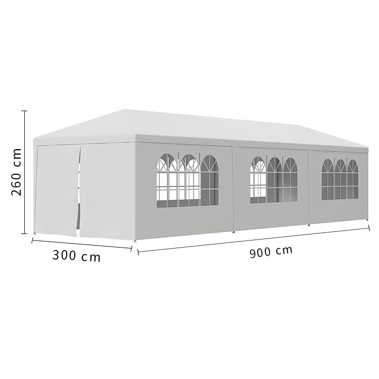 YASN 10'*30' Large Outdoor Canopy Party Event Tent Heavy Duty Tent With Sidewalls For Outdoor Trade Show Easy Up