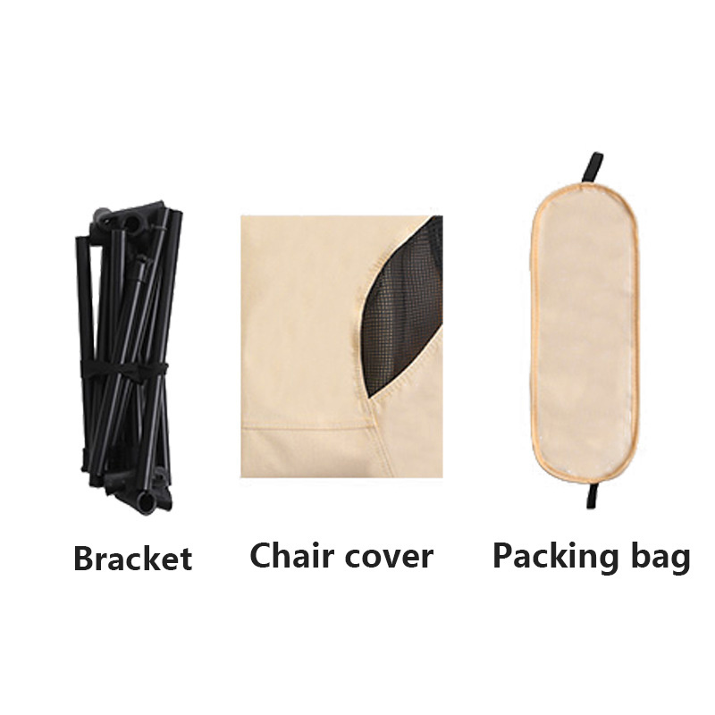 YASN Outdoor Portable Camping Moon Chair Oxford Cloth Folding Seat For Hiking Fishing BBQ Festival Picnic Beach Ultralight Chair