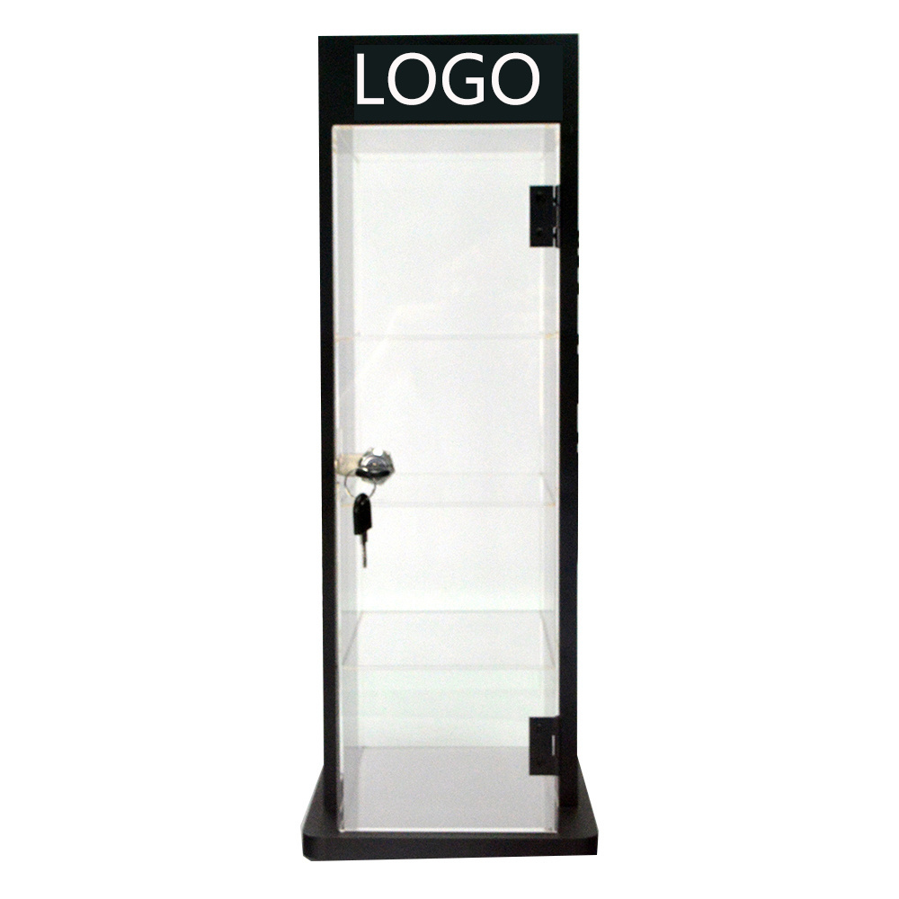 Locking Retail Anti Tobacco Mouth Spray Display Cabinet Smoke Shop Tobacco Accessories Hookah Flavor Display Racks LED Light Up