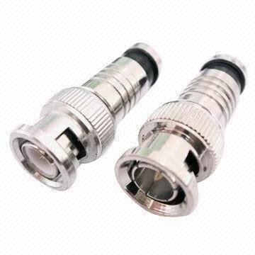 Male Gender and BNC Type compression RG59 BNC connector