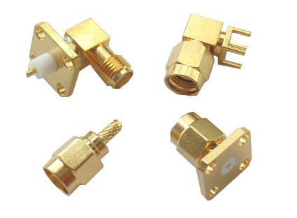 Panel Mount SMA Connector jack female 50 ohm CE ROHS KLS1-SMA022 fiber optical sma 905 connector