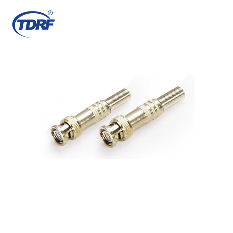 bnc spring pin connector,bnc connector male