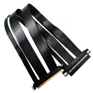 2022 All New PCIE4.0 16x Riser Card Cable 50cm Expansion Pcie to Sata Flexible Data Cable PCI-Express 180 Degrees