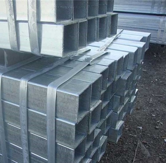 Tianjin SS Group Astm BS GB DIN Hot Dipped Galvanized Square Tube/Rectangular Pipes 50*50