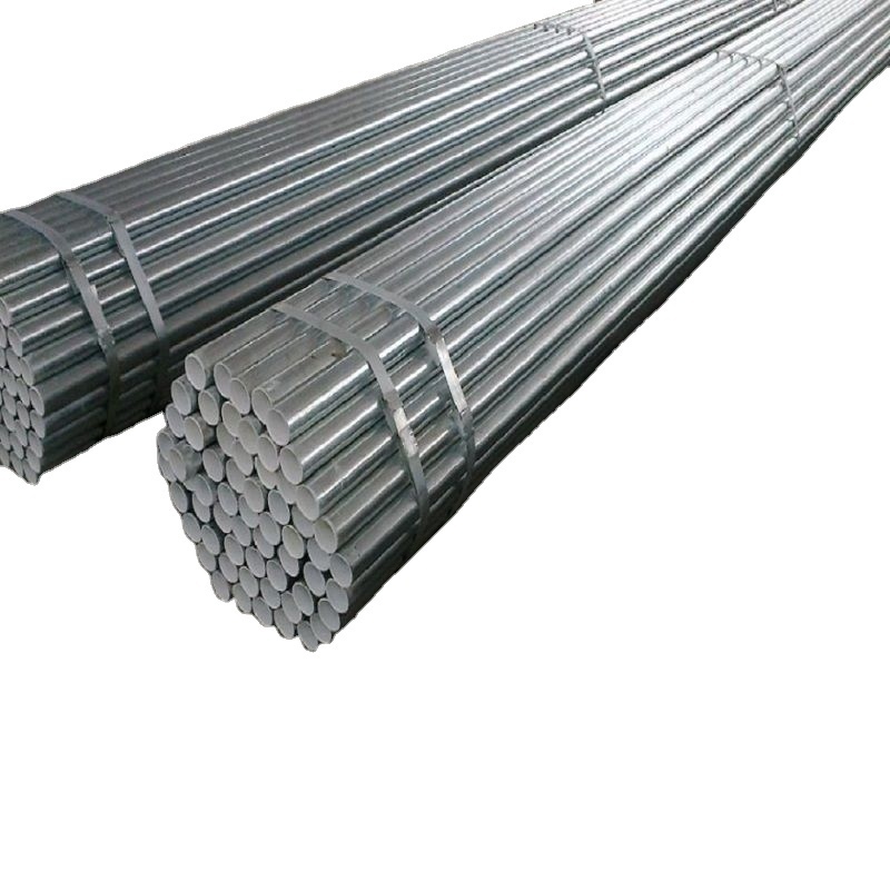 High-strength hot-dip galvanized steel  round  pipe for Oil Gas Sewage Transport