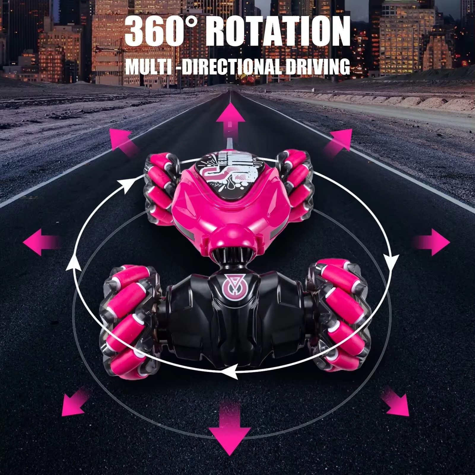 28CM Remote Control Stunt Car Hot Sale RC Car Model Spray Music And Light Hand Gesture Control RC Car Wholesale