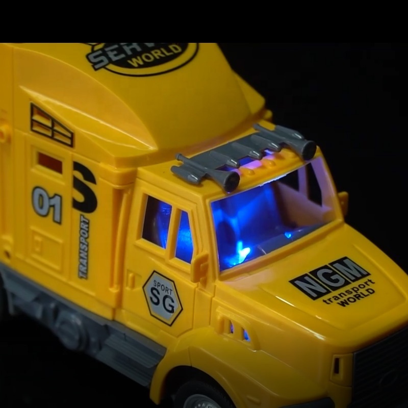 Hot Sale RC Construction Truck Radio Control Trailer 4 Channel Remote Control Container Toys