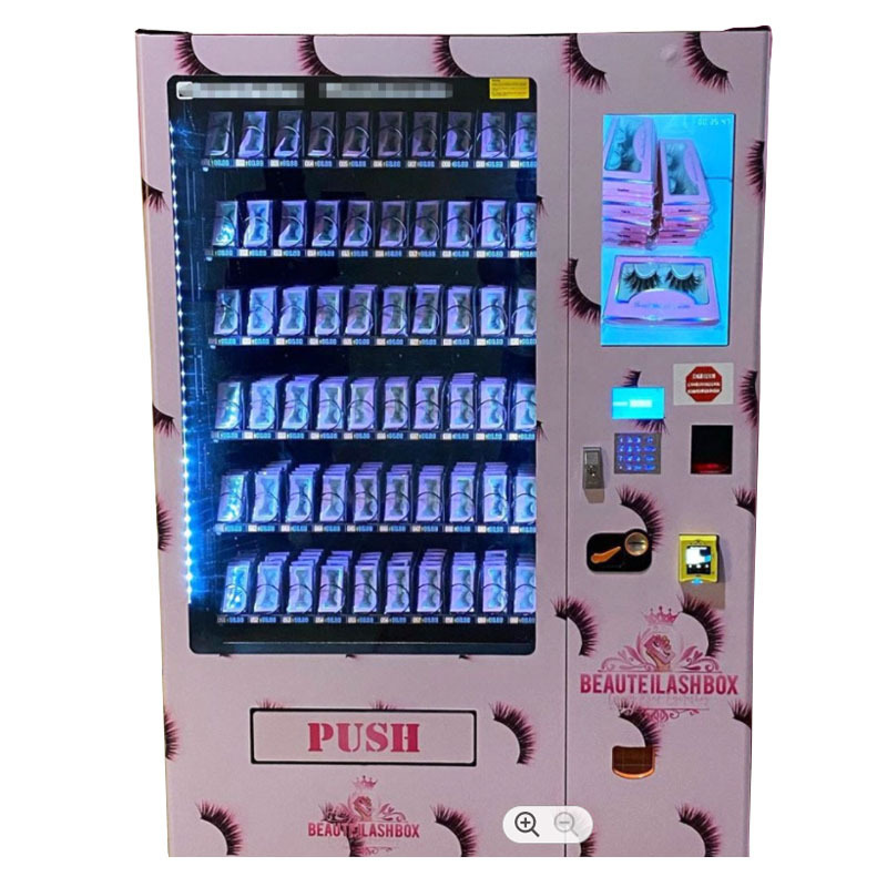 Custom design LCD display hair wig/eyelash/eye lash hair wig vending machine