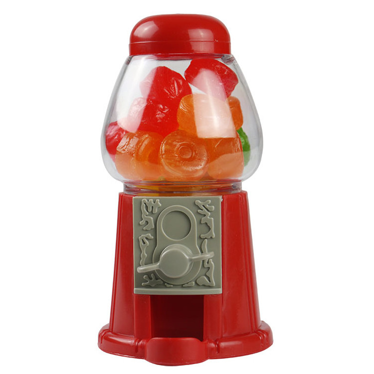 Gumball Machine Kids Party Favors, Set of 6, Bubble Gum Mini Candy Dispenser (GUMBALLS NOT INCLUDED)