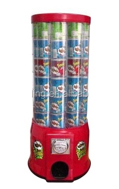 36X36X83cm Pringles Vending Machine, pot noodles vending machine, canned goods vending machine