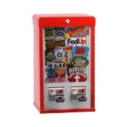 Two column mechanical type card vending machine sticker vending machine tatoo vending machine