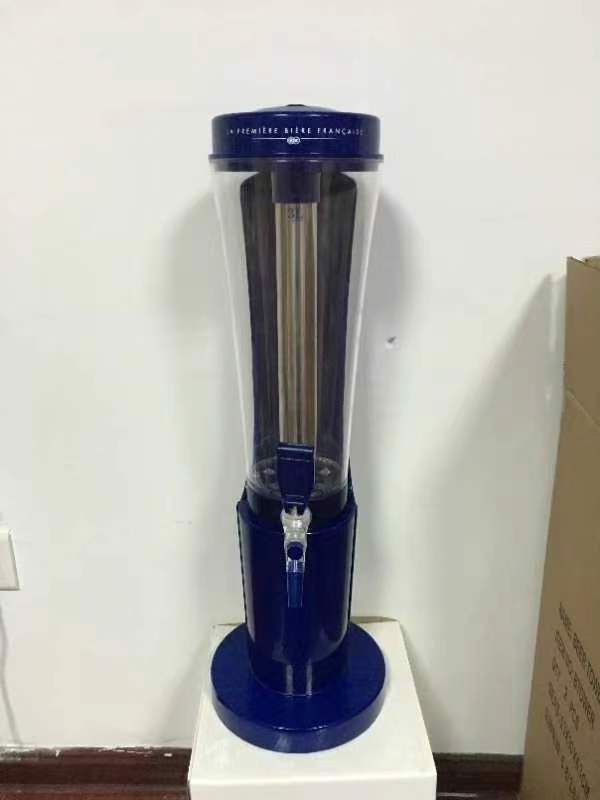 Hot sales 3L draft drink bar pub beer dispenser tower automatic with tap & stainless ice tube