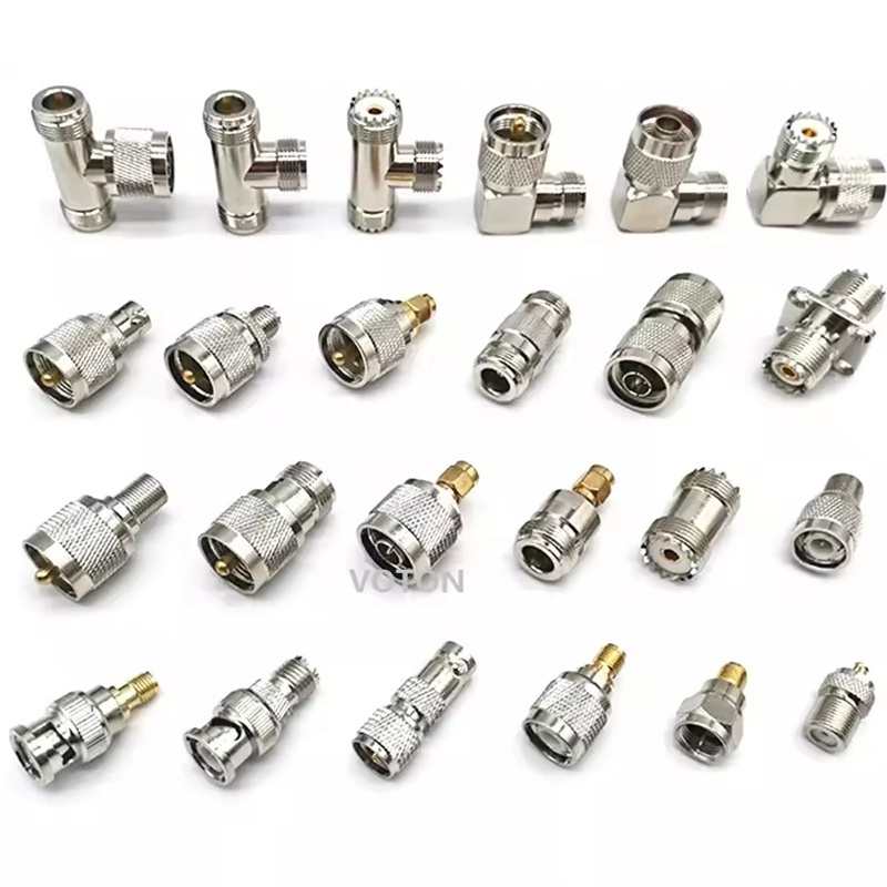 Rf Coaxial Connector Uhf Adapter So239 Pl259 Uhf To Bnc N F Fme Tnc Mcx Mini Uhf Lmr400 Rg58 Adaptor