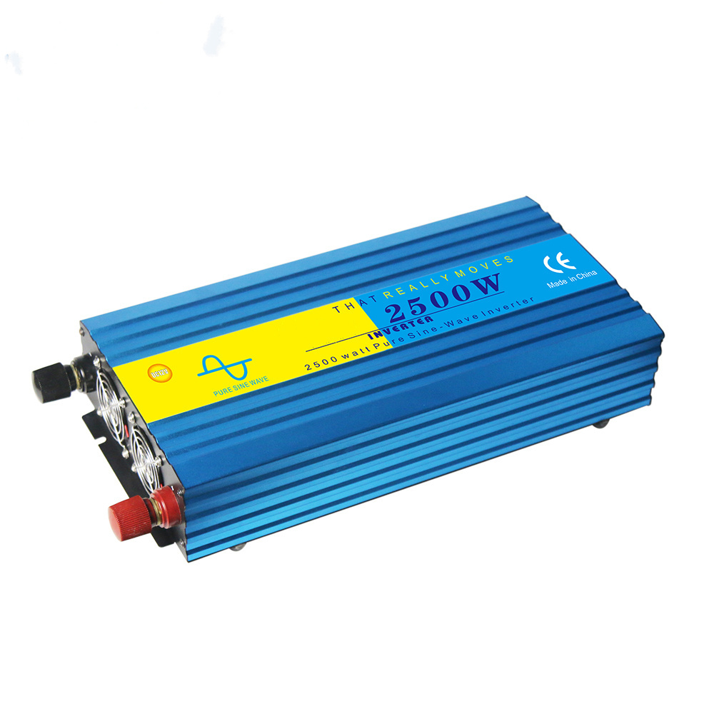 Wholesale 2500W 12V 24V DC 110V 220V 230V 240V AC Pure Sine Wave Inverter for Home Appliance