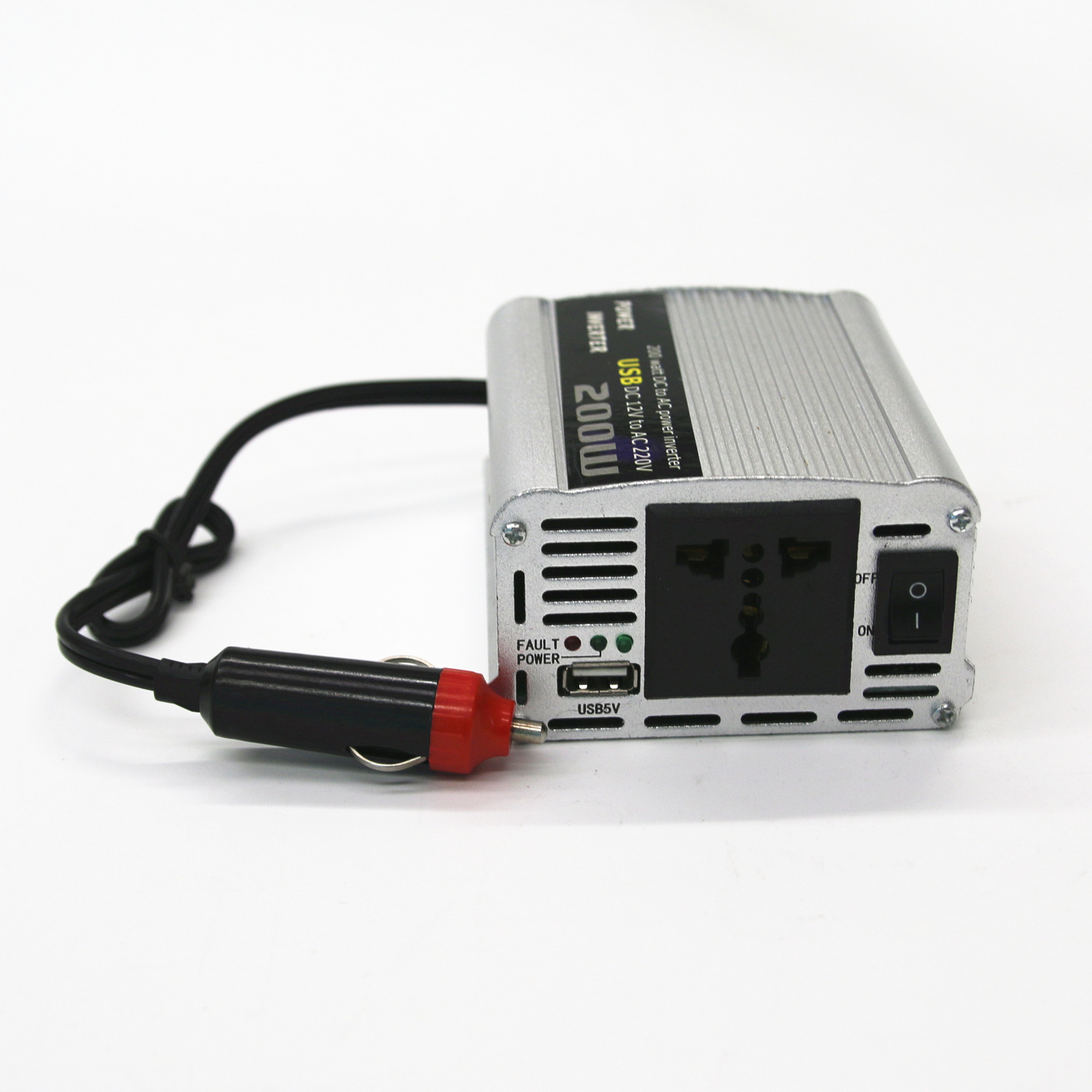 Factory Price 200 Watt 12V 24V 110V 230V Modified Sine Wave Car Inverters with Car Cigarette Lighter Cable