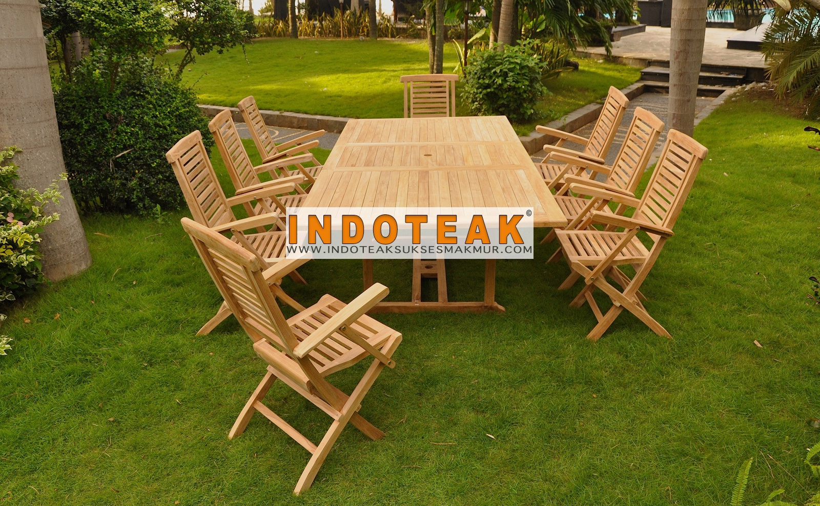 Teak Patio furniture, dining set outdoor furniture and Wooden Teak Garden Furniture At Factory Price from Indonesia